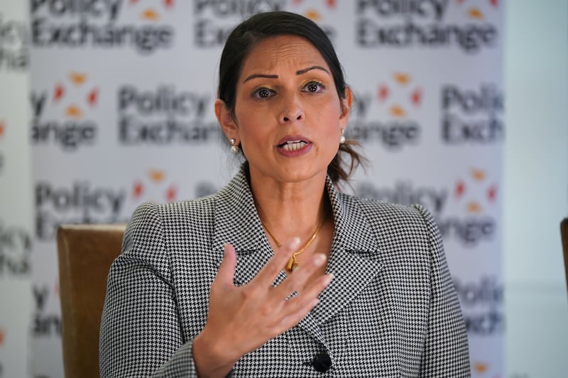 Shadow home secretary Dame Priti Patel said the Government could not afford to ‘compromise’ the UK’s military base on Diego Garcia