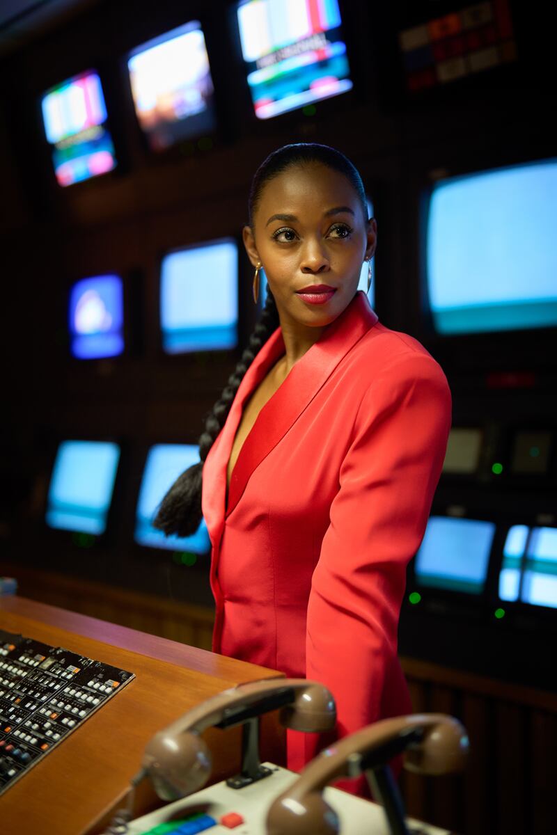 Nafessa Williams in character as Cameron Cook.