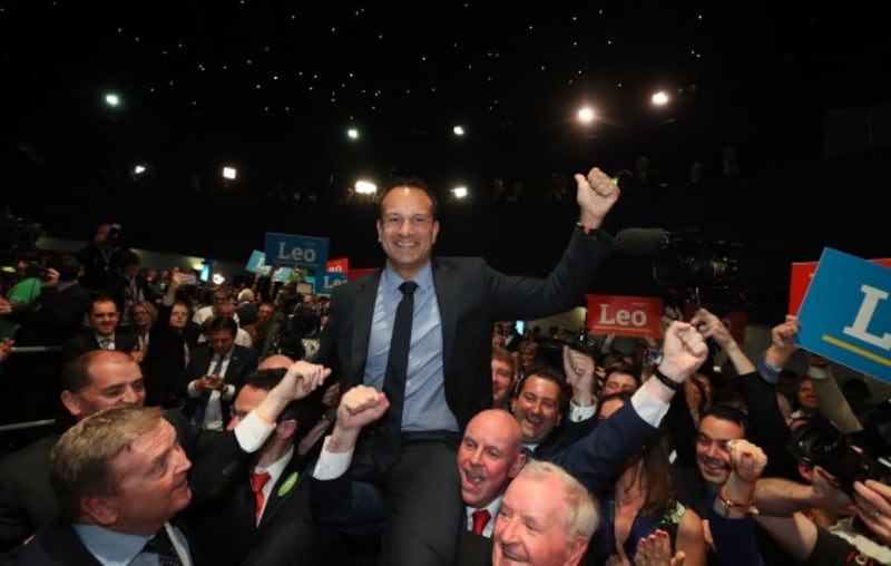 Leo Varadkar celebrates 