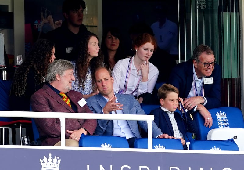 A keen cricket fan, Stephen Fry can often be seen in the stands at Lord’s