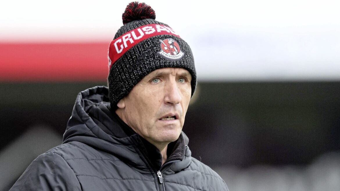 Stephen Baxter has won three Irish Cups as Crusaders manager, including last year's dramatic extra-time final victory over Ballymena