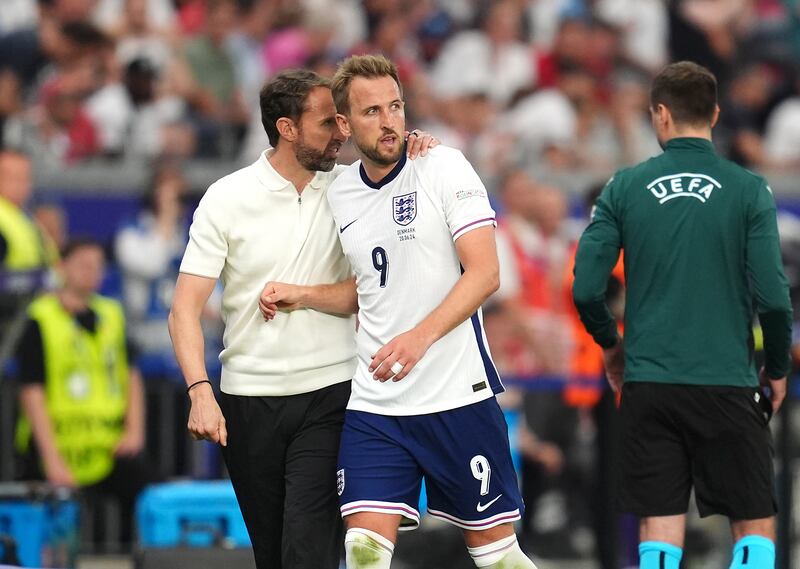 England reached back-to-back European Championship finals under Gareth Southgate (left)