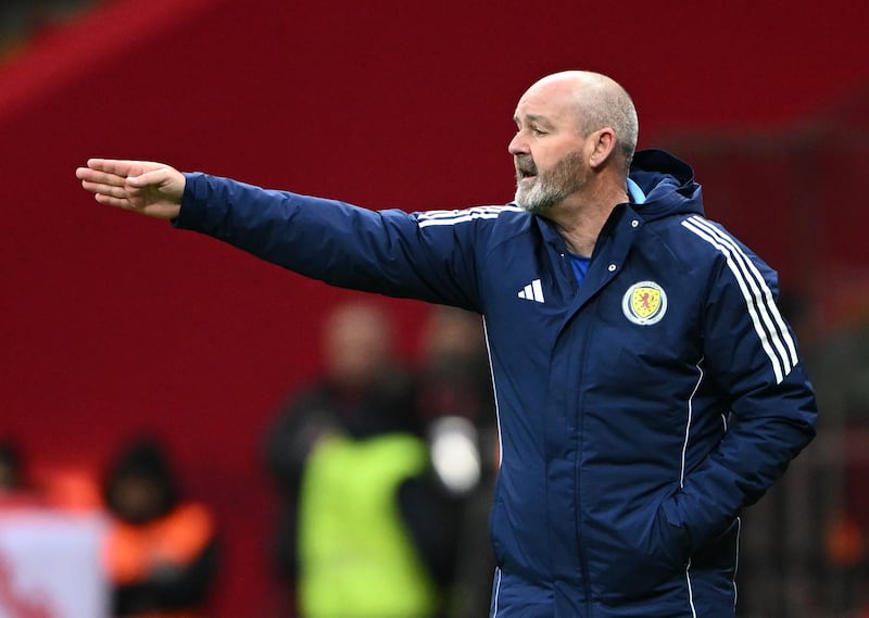 Steve Clarke’s Scotland face Greece in March looking to hold on to their place in the Nations League top tier