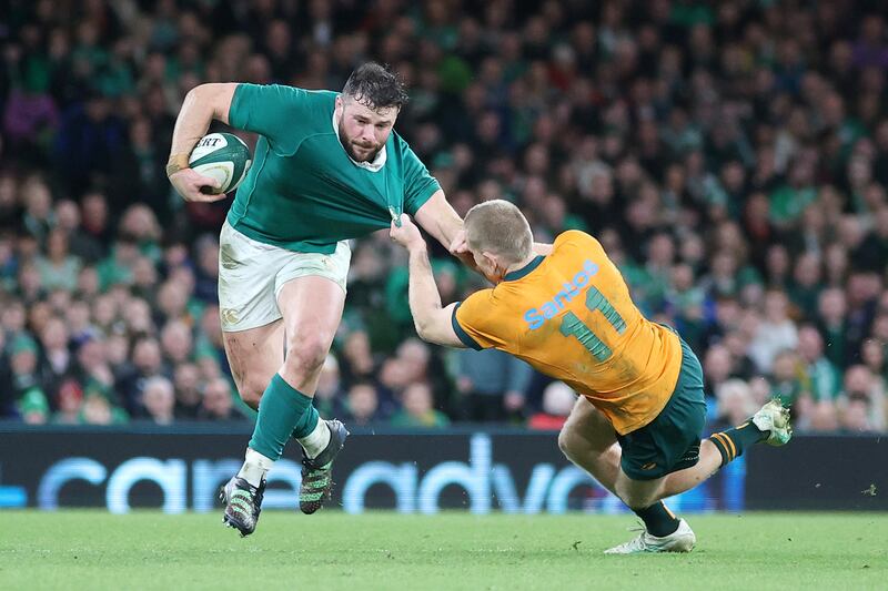 Ireland centre Robbie Henshaw has been recalled