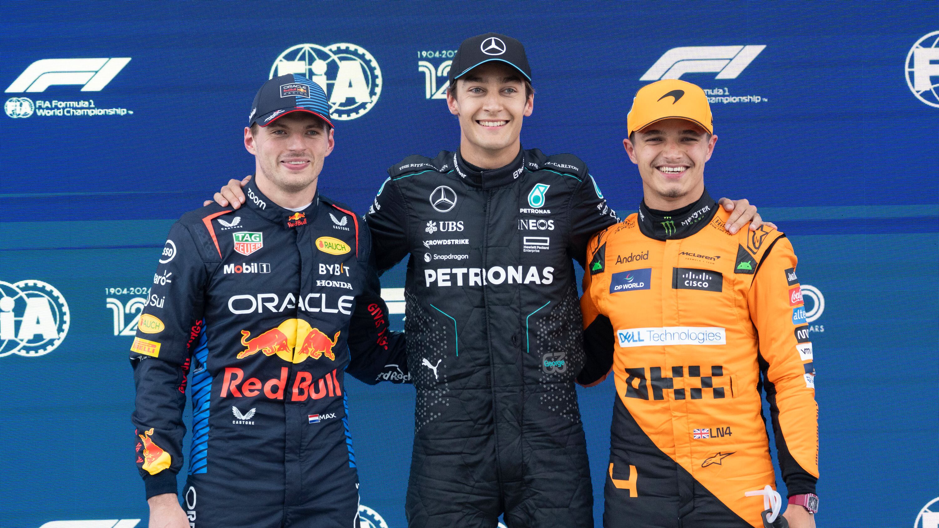 George Russell claimed only his second career pole (Ryan Remiorz/The Canadian Press via AP)