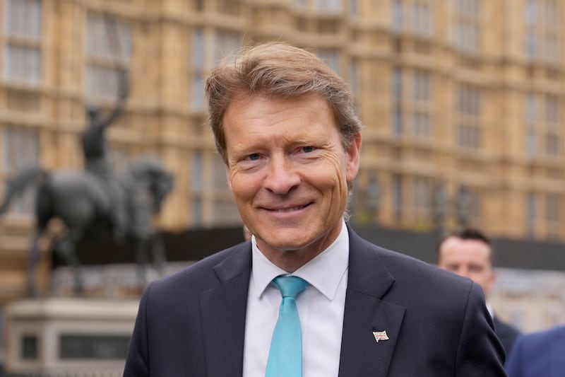 Reform UK deputy leader Richard Tice at the Palace of Westminster