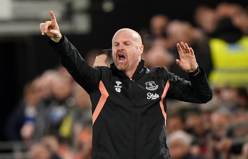 Everton manager Sean Dyche was disappointed not to win