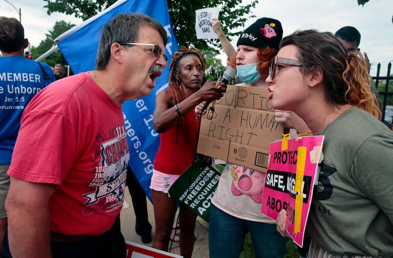 A heated debate about abortion in Missouri (Robert Cohen/St Louis Post-Dispatch/File/AP)