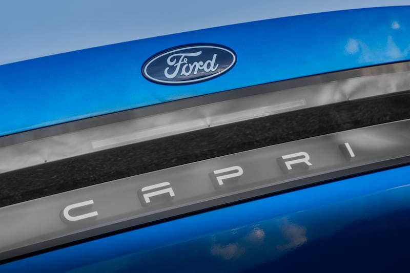 The Capri shares the same Volkswagen MEB Platform as in the Explorer. (Ford)