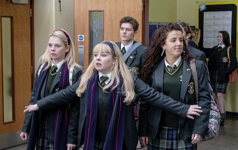 Channel 4's Derry Girls has been nominated for an International Emmy Award. Picture: PA /Channel 4/Peter Marley
