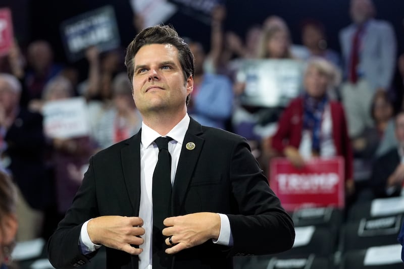 Mr Gaetz has been the subject of a long-running ethics investigation (Evan Vucci/AP)