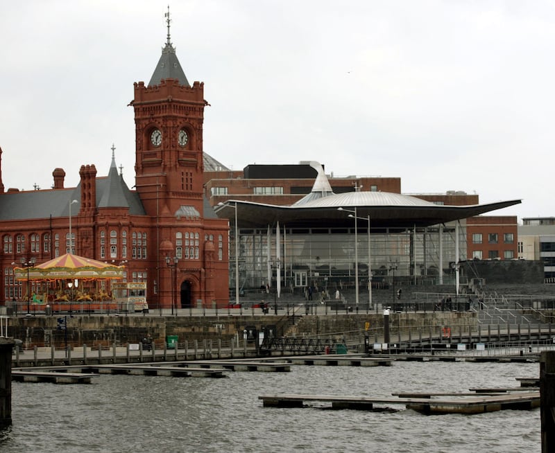 The Senedd in Cardiff