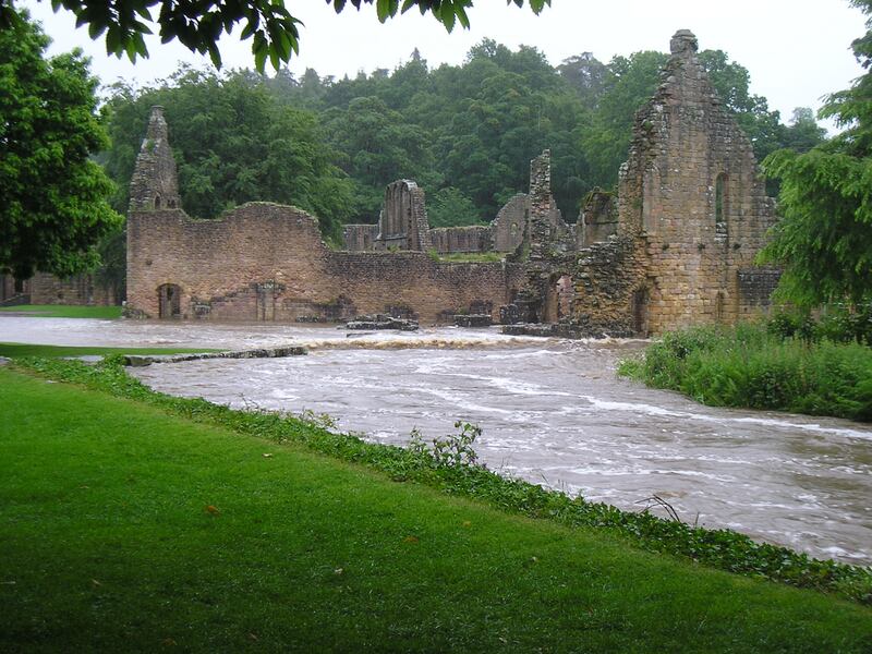 The National Trust has been doing work near Fountains Abbey