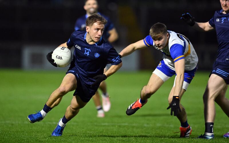 Mark Bradley missed one penalty but scored another to get Killyclogher back in the game. Picture: Oliver McVeigh