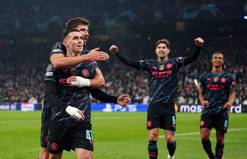 City eased to victory in the first leg of their last-16 tie in Copenhagen