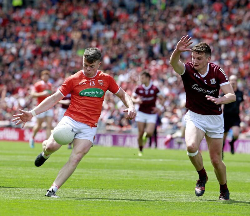 Armagh's Aidan Nugent (left) went public this week about delays in players getting paid expenses. Pic Philip Walsh