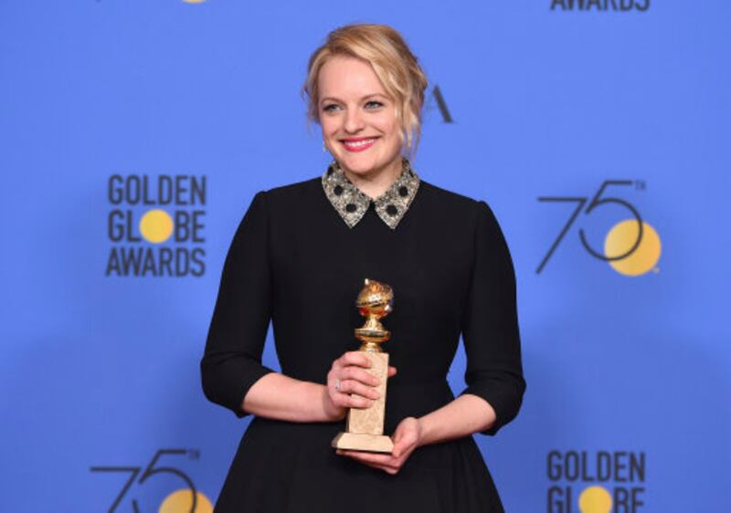 Elisabeth Moss won with The Handmaid's Tale 