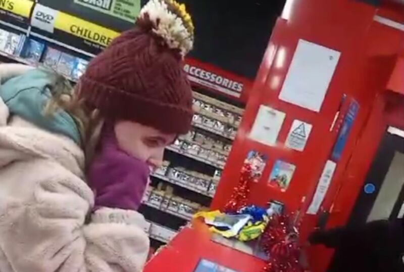 Katie inside the shop in Lisburn (facebook.com/eileen.mitchell.148)