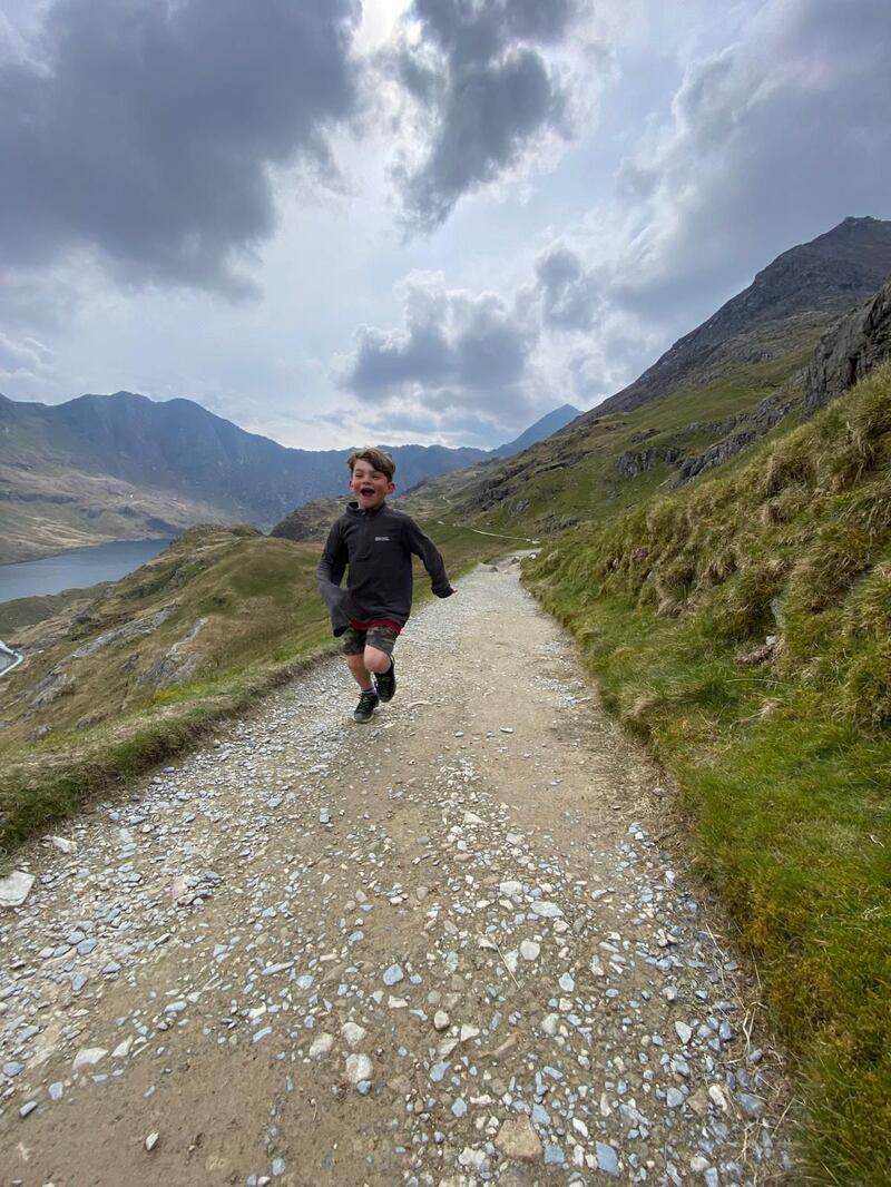 Gabriel said his favourite mountain to climb when on practice hikes has been Snowdon