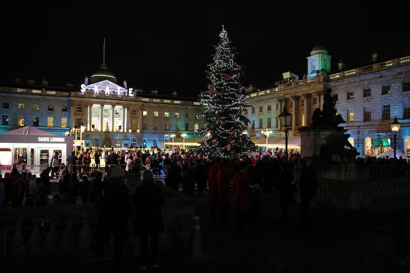 General view of Skate at Somerset House