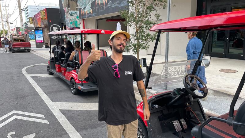 Graffiti artist and philosopher Marco takes us on a Wynwood Buggies tour of the district’s street art