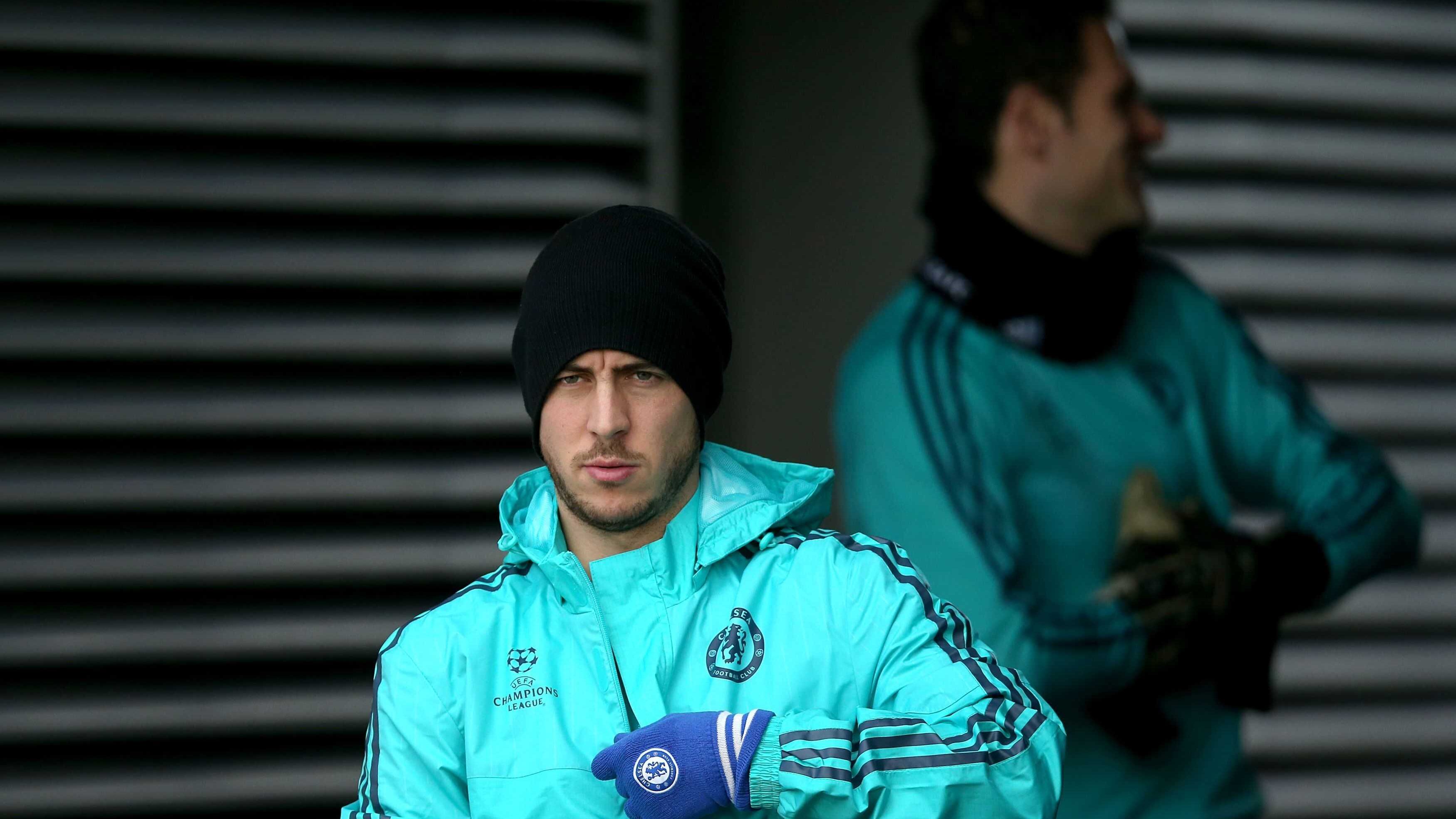 Chelsea's Eden Hazard at training earlier this week<br />Picture by PA&nbsp;
