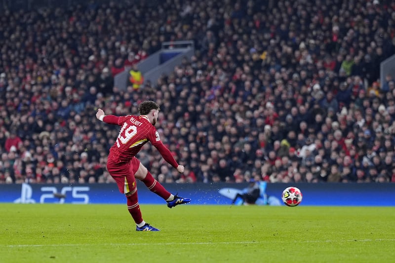 Harvey Elliott scores Liverpool’s winner