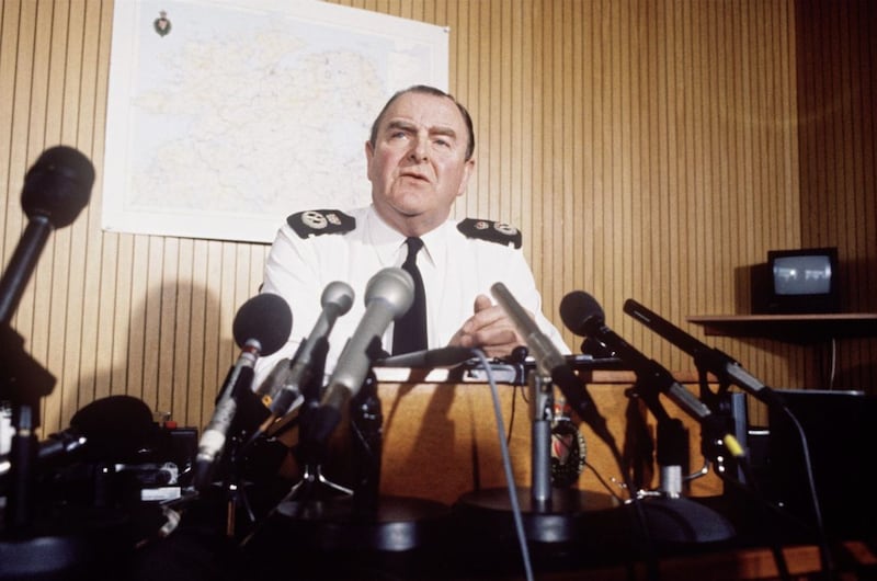 Then RUC Chief Constable Sir John Hermon said Pat Finucane was a &quot;well-known and obvious target for loyalist paramilitaries&quot;. Picture by Pacemaker 