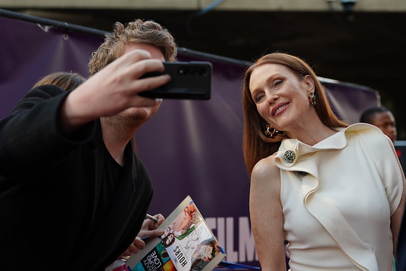 Julianne Moore at the BFI London Film Festival gala screening of The Room Next Door at the Royal Festival Hall, Southbank Centre in London