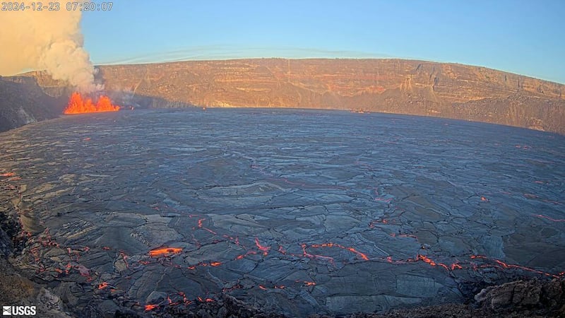 Kilauea also erupted in June and September (US Geological Survey via AP)