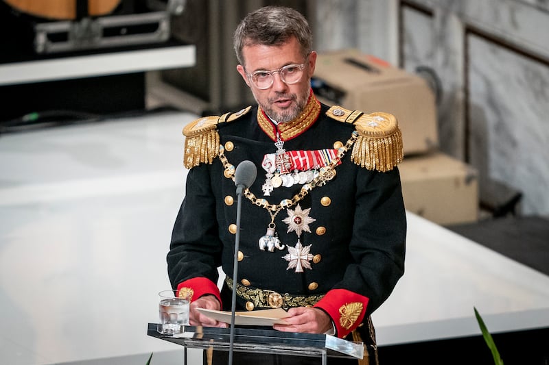 Danish Crown Prince Frederik (Mads Claus Rasmussen/Ritzau Scanpix via AP)