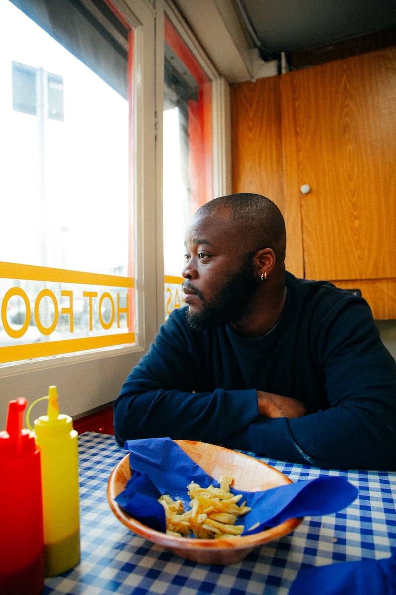 Gabriel Adewusi in the Irish short Room Taken