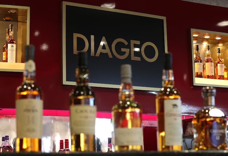 Diageo witnessed weaker sales volumes of scotch and rum