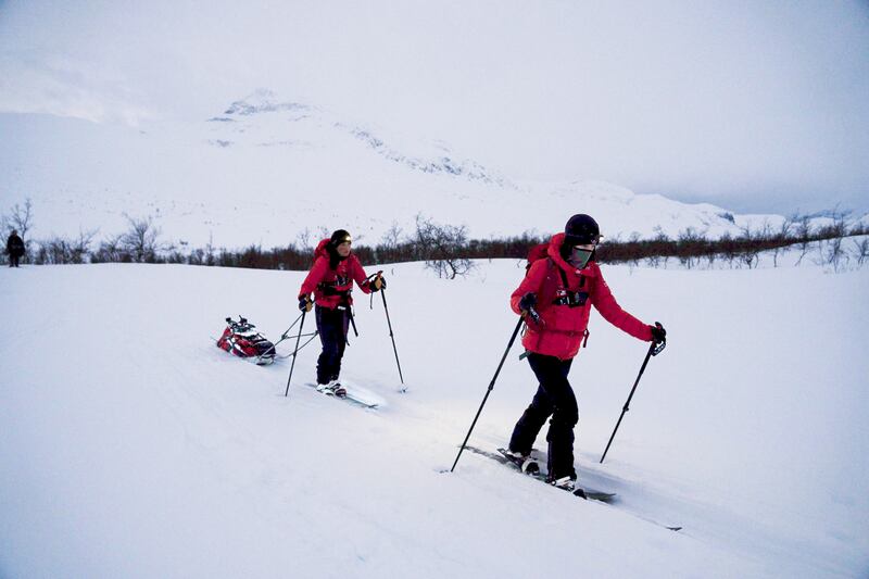 Laura Whitmore and Vicky Pattison during day three (Brodie Hood/Comic Relief)