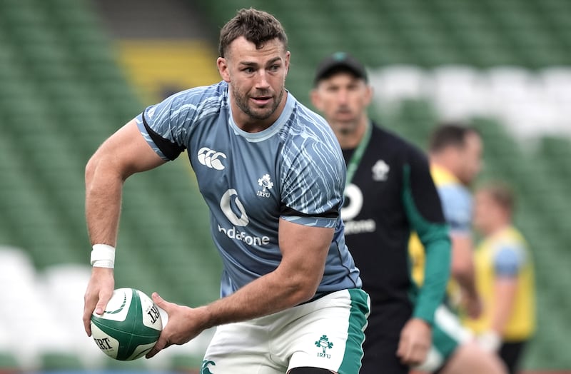 Ireland captain Caelan Doris, pictured, grew up watching Cian Healy