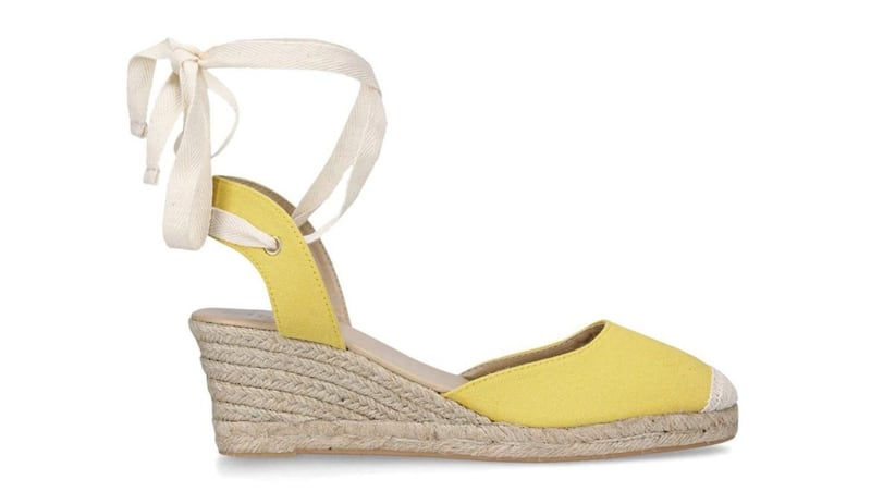 Shoeaholics Collection Cadiz Yellow Wedges, &pound;24 (&euro;26.55) 