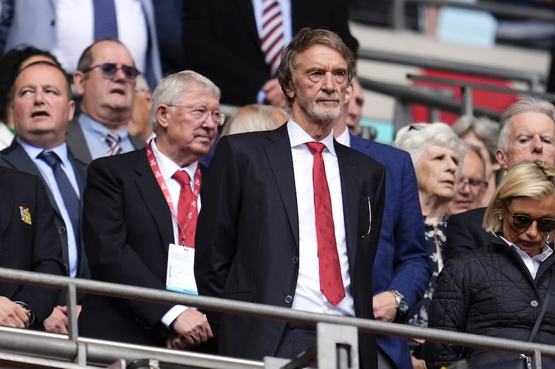 Sir Jim Ratcliffe bought a 27.7 per cent stake in United in February