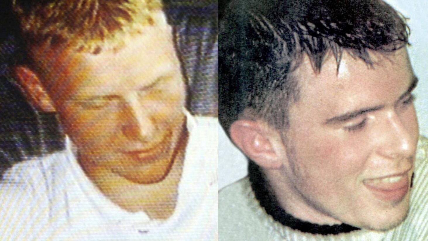 Andrew Robb and David McIlwaine who were murdered at Tandragee in 2000 