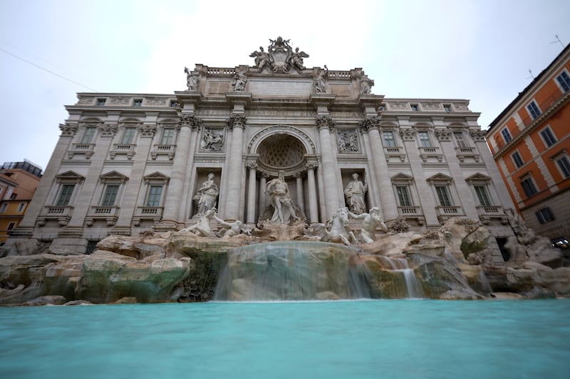 The Trevi Fountain in Rome (Andrew Medichini/AP)