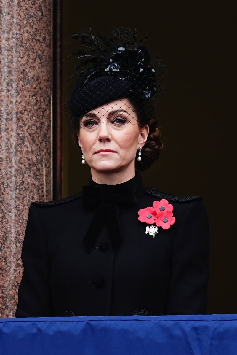 Kate recently attended the Remembrance Sunday service at the Cenotaph