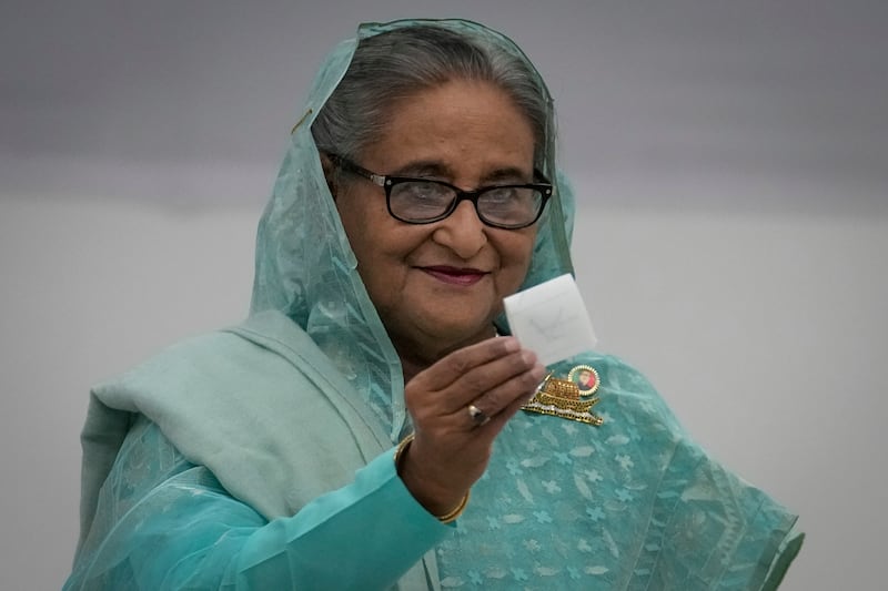 Bangladesh Prime Minister Sheikh Hasina (Altaf Qadri/AP, File)