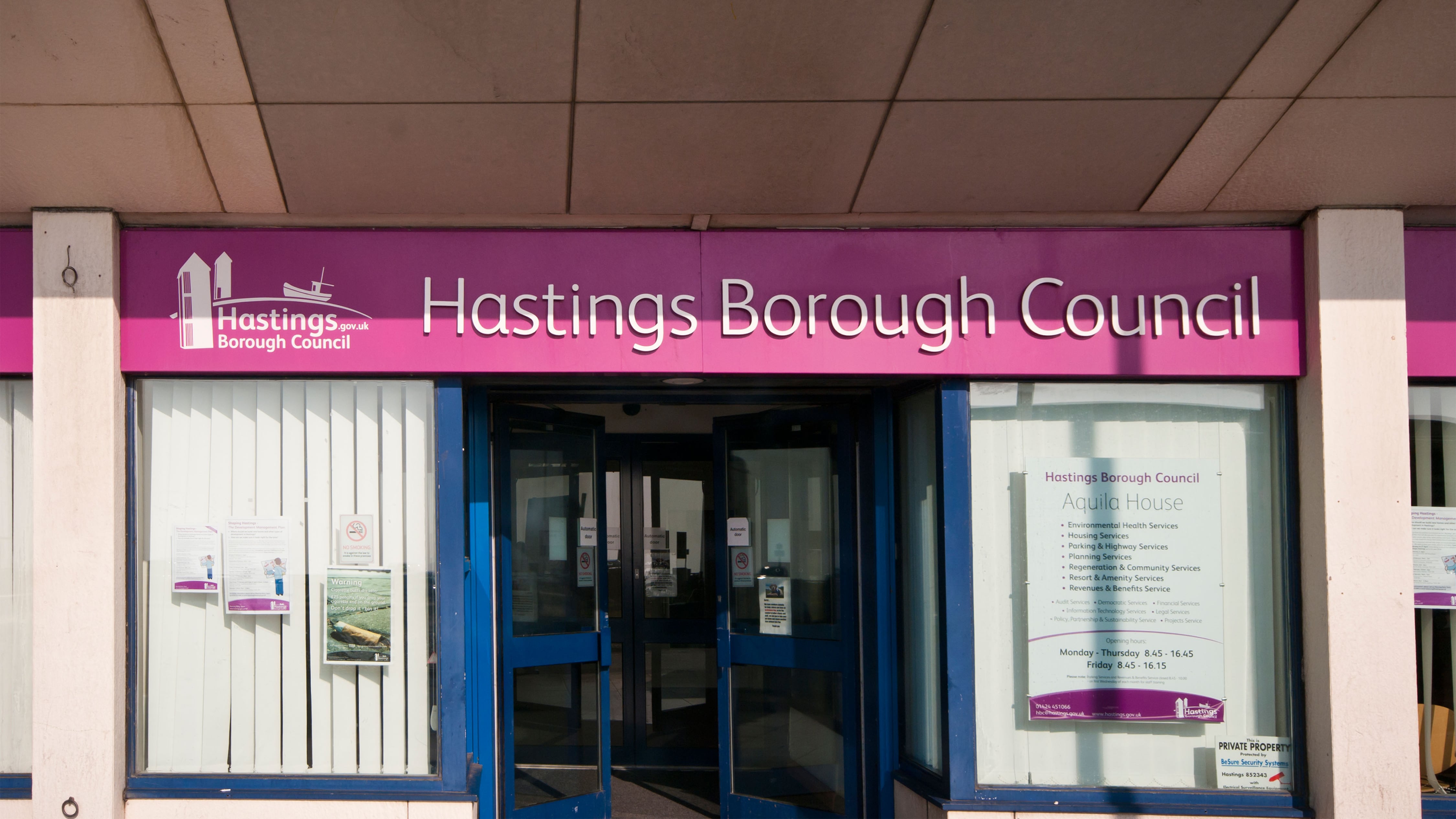 Hastings Borough Council’s full council meeting on Wednesday evening was halted after less than two minutes
