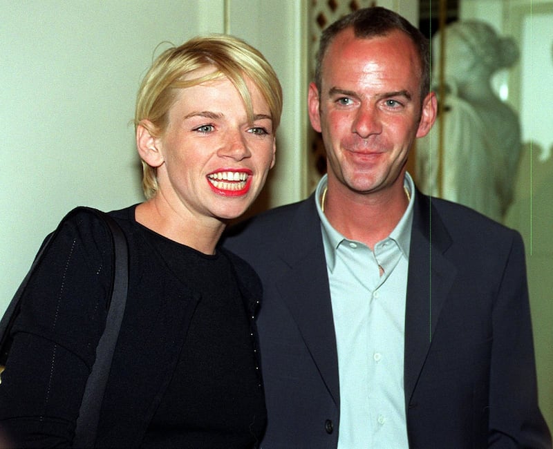 Zoe Ball pictured in April 1999 with her then fiance Norman Cook, aka Fat Boy Slim