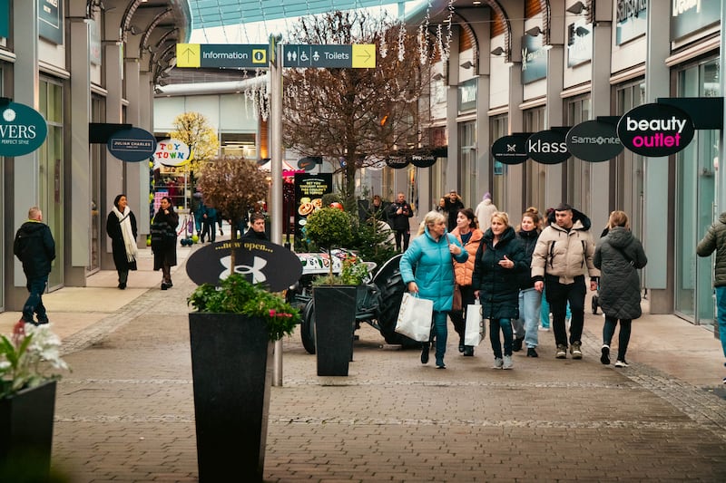 Two of the north's best-known shopping destinations each claim to have broken industry trends by increasing their footfall and sales figures during December.
CastleCourt shopping centre in Belfast has reported a 12% year on year rise in footfall over the key Christmas trading month, while The Boulevard in Banbridge said sales were up 6% during the festive period.