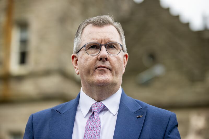 DUP leader Sir Jeffrey Donaldson