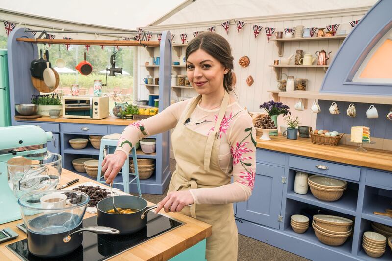 Kate on the Great British Bake Off 