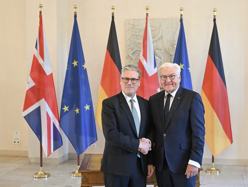 Frank-Walter Steinmeier had invited Sir Keir Starmer to Germany after they met at the Uefa European Football Championship earlier this year