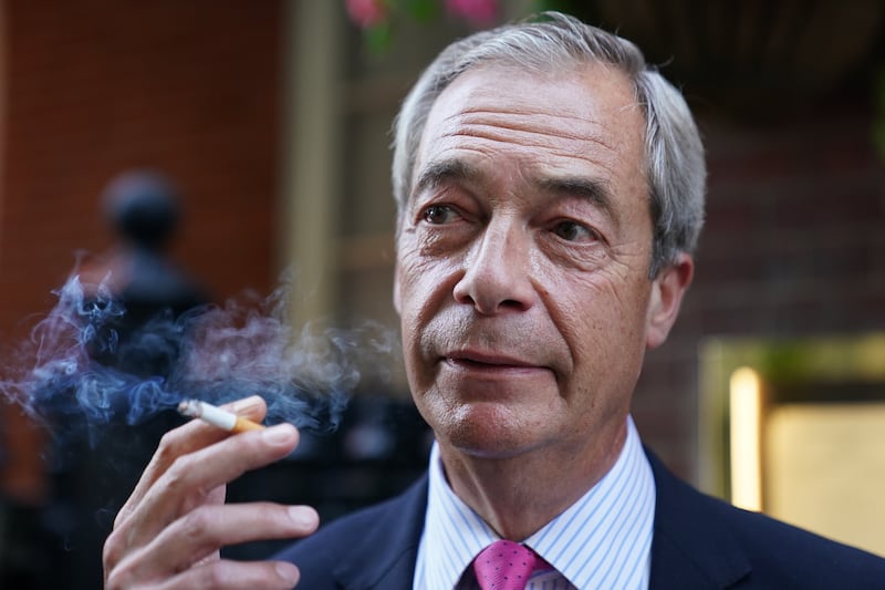 Reform UK leader Nigel Farage