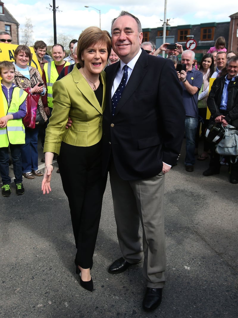 Nicola Sturgeon and Alex Salmond were once close political allies