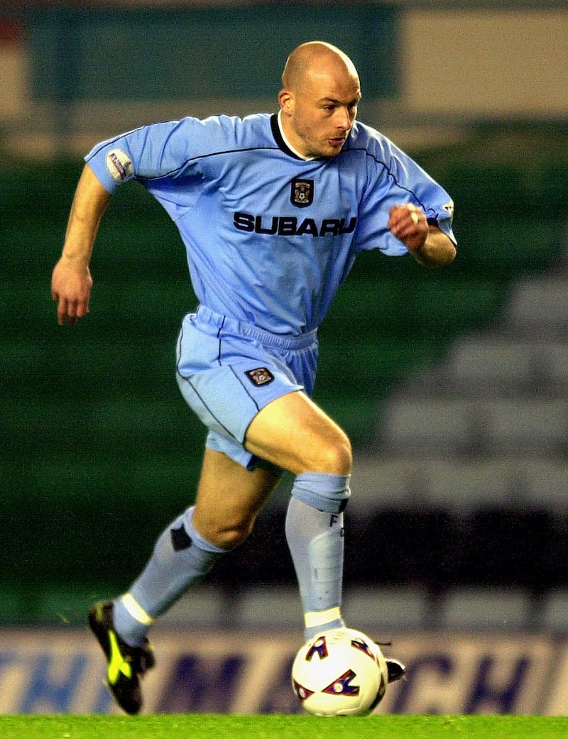 Lee Carsley played as a midfielder for Coventry